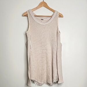 Free‎ People Cream Knit Tank Top